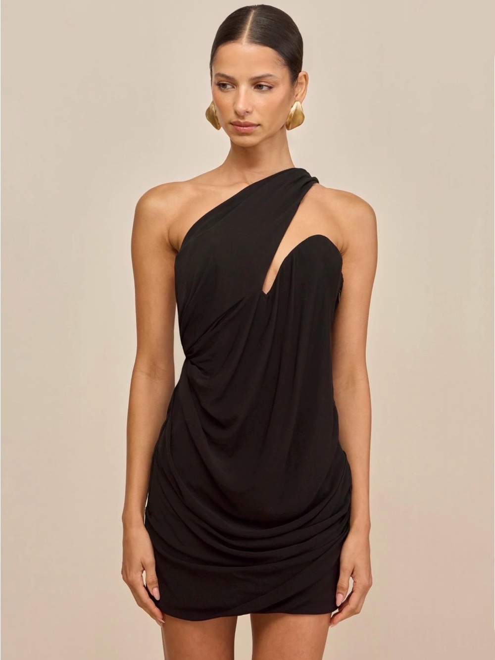 CULT GAIA Sirena Mini Dress in Black Sz 6